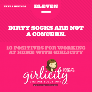 #11! Dirty socks are not a concern.